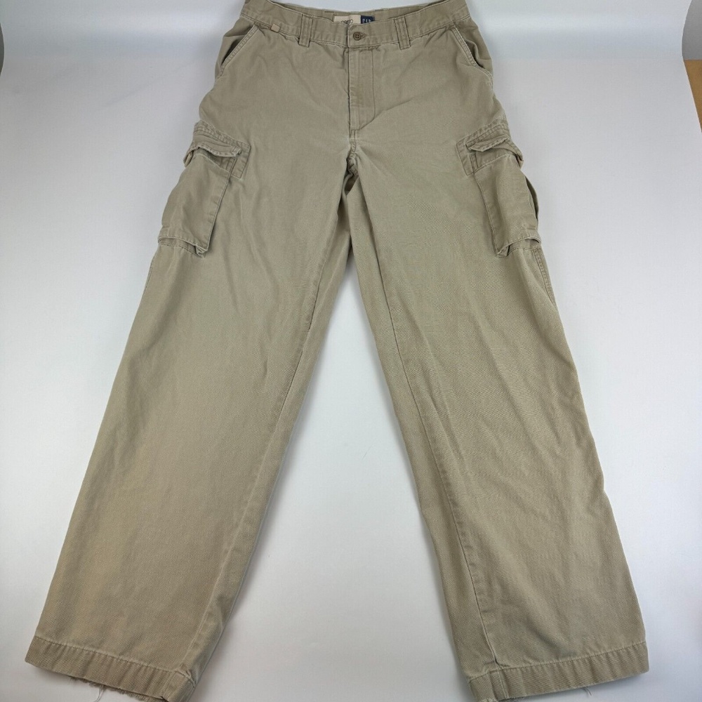 Vintage Y2K GAP Mens Size 32x33 (Tagged 33x34) Cargo Pants Beige *Read